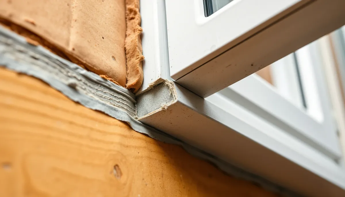 Inspection des points singuliers d'une isolation extérieure : jonction fenêtre